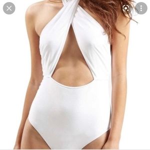 Topshop swimsuit. NWT. Grey sz8